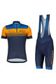 SCOTT Cycling short sleeve jersey and shorts - RC TEAM 20 SS - orange/blue