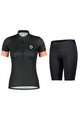 SCOTT Cycling short sleeve jersey and shorts - ENDURANCE 20 SS LADY - black/pink