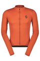 SCOTT Cycling winter long sleeve jersey - ENDURANCE 10 L/SL - orange