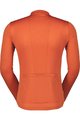 SCOTT Cycling summer long sleeve jersey - ENDURANCE 10 - orange