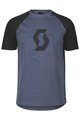 SCOTT Cycling short sleeve t-shirt - ICON RAGLAN - blue/black