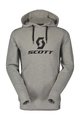 SCOTT Cycling hoodie - ICON LS - grey