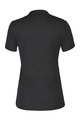SCOTT Cycling short sleeve jersey - TRAIL FLOW ZIP SS W - black/green