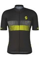 SCOTT Cycling short sleeve jersey - RC TEAM 10 SS - black/yellow