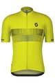 SCOTT Cycling short sleeve jersey - TEAM 10 - yellow