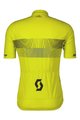 SCOTT Cycling short sleeve jersey - TEAM 10 - yellow