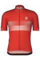 SCOTT Cycling short sleeve jersey - TEAM 10 - red