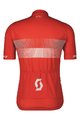 SCOTT Cycling short sleeve jersey - TEAM 10 - red
