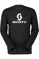 SCOTT Cycling hoodie - ICON LS - black