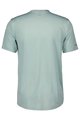 SCOTT Cycling short sleeve jersey - TRAIL FLOW ZIP SS - green/light green