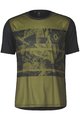SCOTT Cycling short sleeve jersey - TRAIL FLOW SS - green/black