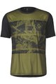 SCOTT Cycling short sleeve jersey - TRAIL FLOW SS - green