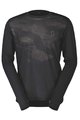 SCOTT Cycling summer long sleeve jersey - TRAIL FLOW LS - grey/black