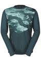 SCOTT Cycling summer long sleeve jersey - TRAIL FLOW LS - green/light green