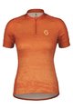 SCOTT Cycling short sleeve jersey - ENDURANCE 30 - orange
