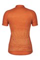 SCOTT Cycling short sleeve jersey - ENDURANCE 30 SS LADY - orange
