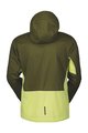 SCOTT Cycling windproof jacket - EXPLORAIR LIGHT WB - yellow/green