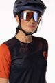 SCOTT Cycling short sleeve jersey - TRAIL VERTIC SS LADY - blue/orange