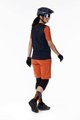 SCOTT Cycling short sleeve jersey - TRAIL VERTIC SS LADY - blue/orange