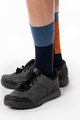 SCOTT Cyclingclassic socks - BLOCK STRIPE CREW - blue/orange