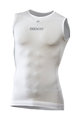 SIX2 Cycling sleeve less t-shirt - SML BT - white