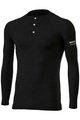 SIX2 Cycling long sleeve t-shirt - SERAFINO MERINOS - black