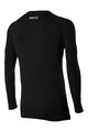 SIX2 Cycling long sleeve t-shirt - SERAFINO MERINOS - black