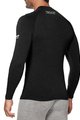 SIX2 Cycling long sleeve t-shirt - SERAFINO MERINOS - black