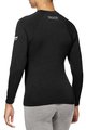 SIX2 Cycling long sleeve t-shirt - SERAFINO MERINOS - black