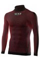 SIX2 Cycling long sleeve t-shirt - TS3 II - bordeaux