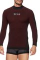 SIX2 Cycling long sleeve t-shirt - TS3 II - bordeaux