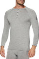 SIX2 Cycling long sleeve t-shirt - SERAFINO MERINOS - grey