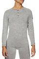 SIX2 Cycling long sleeve t-shirt - SERAFINO MERINOS - grey