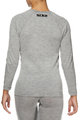 SIX2 Cycling long sleeve t-shirt - SERAFINO MERINOS - grey