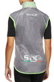 SIX2 Cycling gilet - GHOST - green/transparent