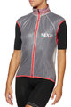 SIX2 Cycling gilet - GHOST - transparent/red