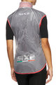 SIX2 Cycling gilet - GHOST - transparent/red