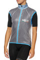 Six2 Cycling gilet - GHOST - transparent/blue