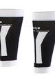 SIX2 Cycling knee-length leg warmers - CALF - black/white