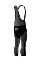 SIX2 Cycling 3/4 length bib shorts - SLP4 2S - black/grey