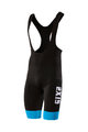 SIX2 Cycling bib shorts - SLP STRIPES - blue/black