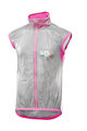 Six2 Cycling gilet - GHOST - pink/transparent