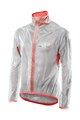 Six2 Cycling windproof jacket - GHOST - red/transparent