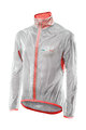 SIX2 Cycling windproof jacket - GHOST - red/transparent