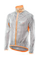 SIX2 Cycling windproof jacket - GHOST - transparent/orange