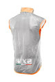 SIX2 Cycling gilet - GHOST - transparent/orange