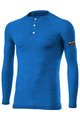 SIX2 Cycling long sleeve t-shirt - SERAFINO MERINO - grey
