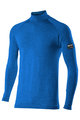 SIX2 Cycling long sleeve t-shirt - TS3 MERINOS - blue