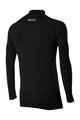 SIX2 Cycling long sleeve t-shirt - TS3 MERINOS - black