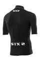 SIX2 Cycling short sleeve jersey - BIKE3 CHROMO - black